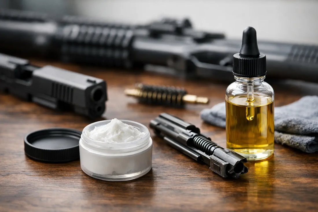 Gun Grease vs. Gun Oil: Which Belongs Where?