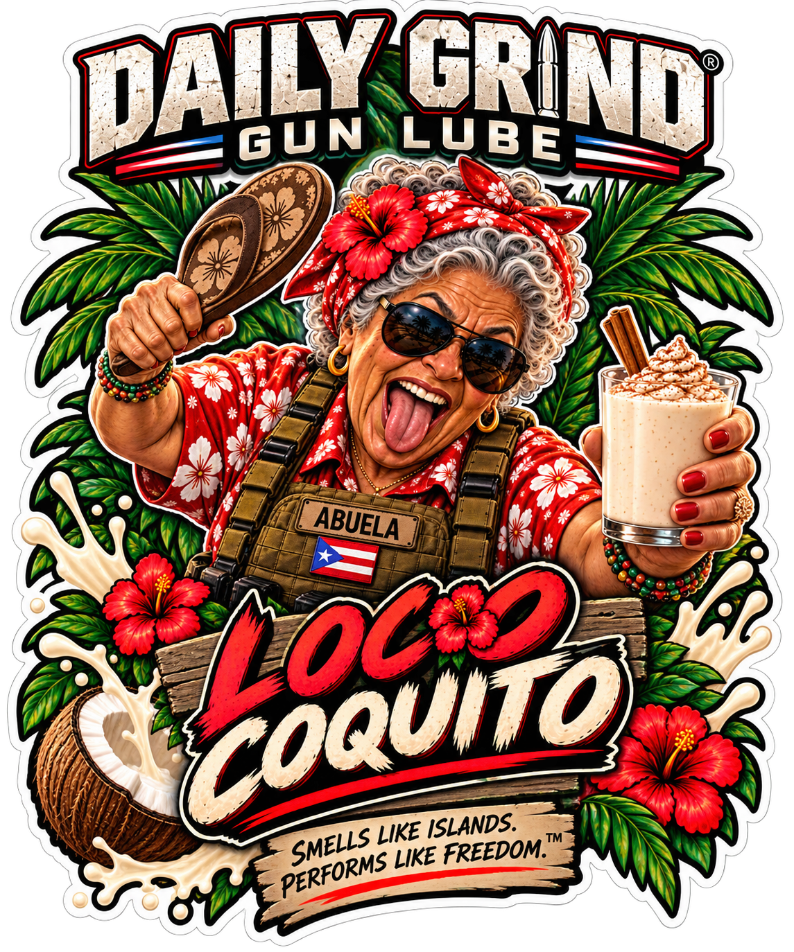 Loco Coquito Sticker